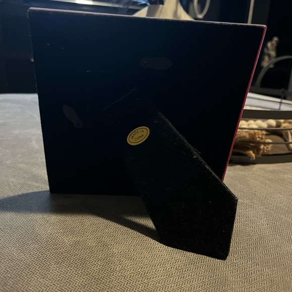 Concepts Pink and White Decorative Picture Frame with velvet back. - Picture 2 of 4